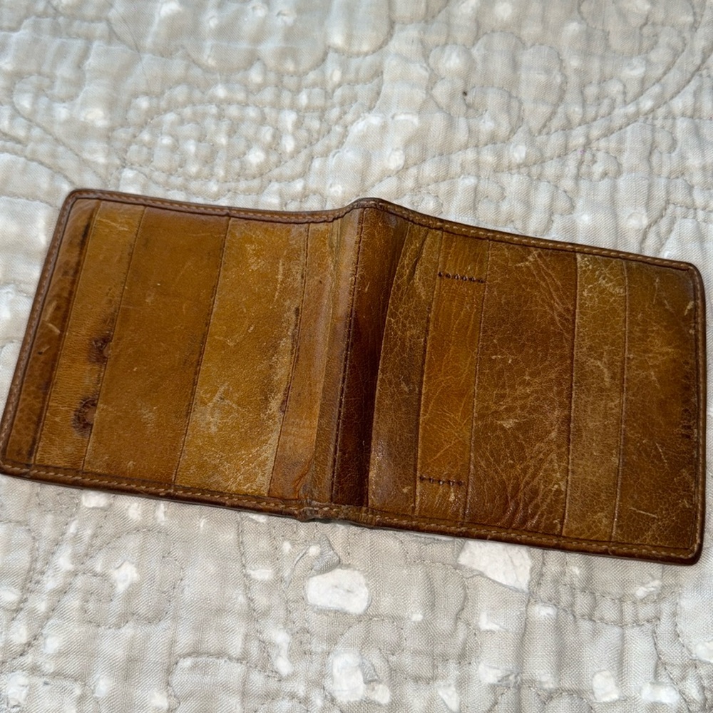 Coach Baseball Glove Wallet